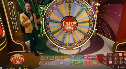 Juego en vivo Crazy Time - volatilidad